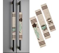 Coperture maniglia della porta del frigorifero - coperture maniglia | La maniglia dell'elettrodomestico copre il caffè | Modello di caffè Copertura maniglia antiscivolo | 3 Protector