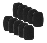Coperture Microfono in Spugna 10 Pezzi Nere Antipop | Conferenze e Fiere, Accessorio Leggero, Suono Chiaro Minori Interferenze