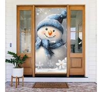 Coperture natalizie per porta d'ingresso, divertente Merry Christmas No.205 Autunno Inverno Porta Banner Sfondo Appeso per Esterno Interno Vigilia Portico Decorazioni da Parete Forniture 1,8 x 0,9 m