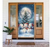 Coperture natalizie per porta d'ingresso, divertente Merry Christmas No.342 Autunno Inverno Porta Banner Appeso Sfondo per Esterno Interno Vigilia Portico Decorazioni da Parete Forniture 1,8 x 0,9 m
