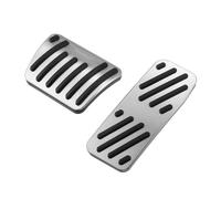 Coperture pedale freno e acceleratore,per Jeep Cherokee,tonalità nero argento