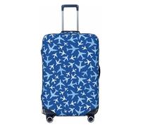 Coperture per bagagli da viaggio - Aerei nel Cielo Elasticità Coperture per valigie Protector per bagagli 45-81 cm, Nero , x-large