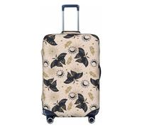 Coperture per bagagli da viaggio - Ramadan moth Elasticità Valigie Coperture Protector per bagagli 45-81 cm, Nero , S