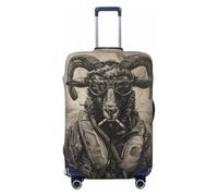 Coperture per bagagli da viaggio vintage Ram Pilot - Elasticità Valigie Coperture per bagagli 45-81 cm, Nero , M