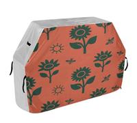 Coperture per barbecue a gas da 165 cm, resistenti e impermeabili, per barbecue all'aperto, coperture per griglia a gas, autunnali, rosso, verde, girasole e api