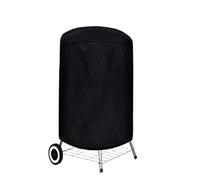 Coperture per barbecue Copertura for barbecue impermeabile nera for esterni, resistente, protettiva, for griglia, braciere, stufa, a gas e carbone rotondo(58x78cm)