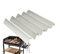 Coperture per bruciatori per griglia, 5 Pezzi, Barre aromatizzanti, vassoi riscaldanti in Acciaio, per aromaterapia, per Barbecue, Cucina all'aperto, riunioni quotidiane, per