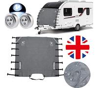 Coperture per camper roulotte - copri camper coperture per caravan con 2 luci a LED, copertura roulotte Chiusure con fibbia potenziate copertura per camper