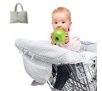Coperture per carrello per bambini,Comodo sedile del carrello della spesa del supermercato - Copri carrello universale per neonato, bambino, ragazzo ragazza, morbido imbottito Jingan