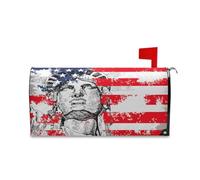 Coperture per cassette postali con bandiera della libertà del 4 luglio per il Giorno dell'Indipendenza Americana per il Memorial Day Carino Inverno Coperture magnetiche 45,7 x 52,6 cm Caja de correos