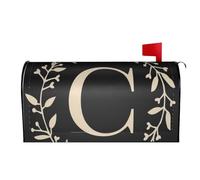 Coperture per cassette postali con monogramma classico, lettera C, avvolgimenti magnetici, copertura per cassette postali, decorazioni per la casa e il giardino