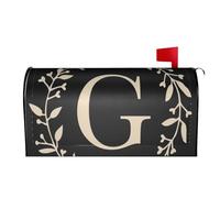Coperture per cassette postali con monogramma classico, lettera G, avvolgimenti magnetici, copertura per cassette postali, decorazioni per la casa e il giardino