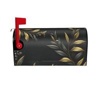 Coperture per cassette postali Golden Olive Branch Magnetic Wraps Copertura per cassette postali Decorazione per la casa da giardino 21x18 pollici
