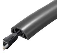 Coperture per cavi elettrici da pavimento, in PVC, flessibile, ignifugo, autoadesivo, per la gestione dei cavi domestici, protezione di sicurezza isolata