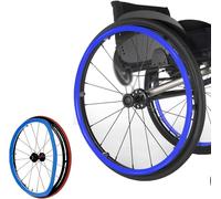 Coperture Per Cerchioni Per Sedia A Rotelle In Silicone, Copri Corrimano Per Sedia A Rotelle Copertura Di Protezione Per Anello Di Spinta Della Ruota Posteriore In Silicone(2)