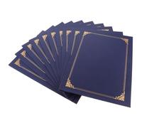 Coperture per Certificati Blu 10 Pezzi in Carta per Premi