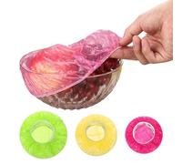 Coperture per ciotole riutilizzabili, in plastica, elastiche, riutilizzabili, per conservare i cibi freschi, in plastica, riutilizzabili, per conservare gli alimenti (60)