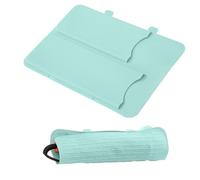 Coperture per ferro arricciacapelli da viaggio - da viaggio in silicone per ferro da stiro, borsa da viaggio per ferro da stiro e tappetino, sacchetti da viaggio per ferri da stiro