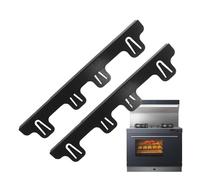 Coperture per fessure per stufe in acciaio inox, 2 coperture per giunture laterali del piano cottura del forno, facili da pulire, riempitivo per piano cottura e bancone, riempitivo per cucine per la