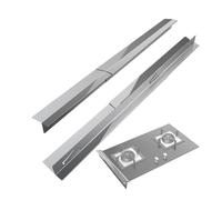 Coperture per focolare in acciaio inox, riempitivo per stufa, confezione da 2 riempitivi estensibili per fornelli da cucina