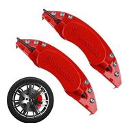 Coperture per freni resistenti al calore, universali, 3D, copertura anteriore e posteriore per SUV, accessori eleganti per freni a disco, protezione premium per componenti del freno, as per image