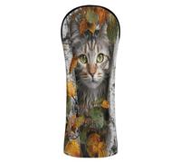 Coperture per golf con alberi bianchi 3D, accessori in pelle di alta qualità con etichette intercambiabili n. per conducenti e legni da fairway