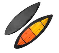 Coperture per kayak da esterno, Copertura for canoa for kayak antipolvere for stoccaggio Oxford nera adatta a 8 misure(Fit 3.1m to 3.5m kayak)