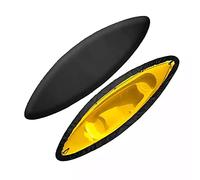 Coperture per kayak da esterno, Copertura for tavola da paddle for canoa for kayak Nero Grigio Taglie multiple(Black,Fits 4.1~4.5m)