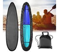 Coperture per kayak da esterno, Copertura protettiva for kayak Oxford for da 2,1 ma 6 m multicolore(Black,Fit 4.6m to 5m kayak)