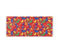 Coperture per lavatrice e asciugatrice con bordo in pizzo con borsa laterale, lavabili per lavatrice e asciugatrice, per la maggior parte delle lavatrici o asciugatrici, 130 x 55,9 cm