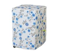 Coperture per lavatrice e asciugatrice, Copri Lavatrice 2pz Multicolor 55x58x85cm(Blue Flower)