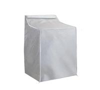 Coperture per lavatrice e asciugatrice, Copri lavatrice e asciugatrice Argento Nero 2 pezzi for lavatrice a caricamento dall'alto(Silver)