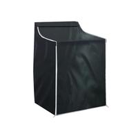 Coperture per lavatrice e asciugatrice, Copri lavatrice e asciugatrice Argento Nero 2 pezzi for lavatrice a caricamento dall'alto(Black)