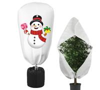 Coperture per Le Piante per l'inverno - Protezione del Piante | Stampe di Natale Borse di | Coperture di Protezione di Congelamento Invernale con Fibbia con Cordino