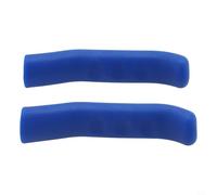 Coperture per leva del freno in gomma termoplastica morbida antiscivolo per mountain bike e bici da strada con impugnatura ammortizzante in colore nero, confezione da una coppia (blu)