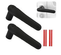 Coperture per maniglia della porta UFURMATE, 2 pezzi, guanti in silicone nero per maniglia della porta, coperture per pomello della porta, protezioni antiscivolo per leva della porta