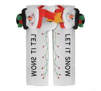 Coperture per maniglie da cucina con affascinante design a forma di uomo delle spezie, progettate per proteggere le maniglie degli elettrodomestici e aggiungere un'atmosfera allegra a frigoriferi