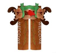 Coperture per maniglie da cucina con affascinante design a forma di uomo delle spezie, progettate per proteggere le maniglie degli elettrodomestici e aggiungere un'atmosfera allegra a frigoriferi