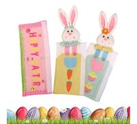 Coperture per maniglie degli elettrodomestici, 3 pezzi, design coniglietto pasquale, protezione per maniglie del frigorifero, colorate, per dormitorio, hotel, ristorante, appartamento, forno a