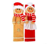 Coperture per maniglie degli elettrodomestici da cucina con design di uomo delle spezie festive, proteggono le maniglie del frigorifero e della lavastoviglie da sporco e impronte digitali, si adattano