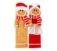 Coperture per maniglie della cucina per frigorifero e lavastoviglie con design di uomo delle spezie festive, proteggono le maniglie dallo sporco e migliorano l'arredamento della cucina delle vacanze