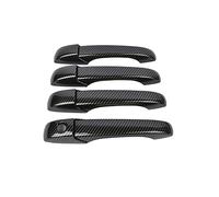 Coperture per maniglie delle portiere esterne dell'auto, ricambio per Jeep per Patriot per Liberty per Russi 2007 ~ 2017 2016 2015 in fibra di carbonio copertura per maniglia della porta esterna auto