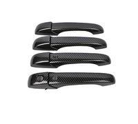 Coperture per maniglie delle portiere esterne dell'auto, ricambio per Jeep per Patriot per Liberty per Russi 2007 ~ 2017 2016 2015 in fibra di carbonio copertura per maniglia della porta esterna auto