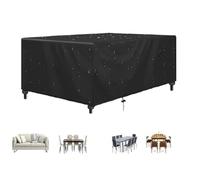 Coperture per Mobili Da Giardino 280x120x90cm Copertura Tavolo Da Giardino Rettangolare, Copertura per Tavolo Da Giardino in Tessuto Oxford 600d, Antivento, Anti-Uv, Copertura per Divano Da Esterno