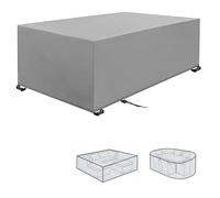 Coperture per Mobili da Giardino, copridivani per mobili Rettangolare, large Copertura Tavolo Esterno Impermeabile Resistenza ai Raggi UV Antivento 420D Oxford Copertura Protettive 160x90x70cm