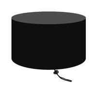 Coperture Per Mobili Da Giardino Waterproof Patio Fire Pit Cover Black Protector Grill BBQ Cover Garden Yard Round Canopy Furniture Stove Cover 6 Sizes(05 44 inch)