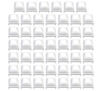 Coperture per pali da piscina in PP bianco per piscine fuori terra, adatte a pali quadrati cavi da 3,8 cm, lisci e resistenti alle intemperie, per la sicurezza del ponte KAYAK/JW/Esther Williams (48