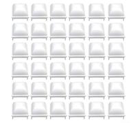 Coperture per pali da piscina in PP bianco per piscine fuori terra, adatte a pali quadrati cavi da 3,8 cm, lisci e resistenti alle intemperie, per la sicurezza del ponte KAYAK/JW/Esther Williams (36