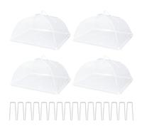 Coperture per Piante da Giardino,Antisole Pieghevole 4 Pezzi 43 x 43 cm | Copertura a Rete per Protezione Piante,per Spazio Esterno Giardino Ortaggi Fiori Fragole Bonsai Piccoli Cespugli Fruttiferi