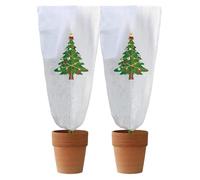 Coperture Per Piante Protezione Dal - 2 Pezzi Copertura Non Tessuta Alberi Di Natale - Foglio Impermeabile Protezione Corteccia,Per Recinzione Esterna Giardino Paesaggio Fattoria Forestale Cortile